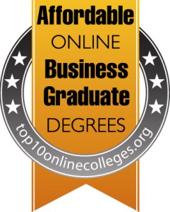 Badge - Affordable Online Business Graduate Degrees